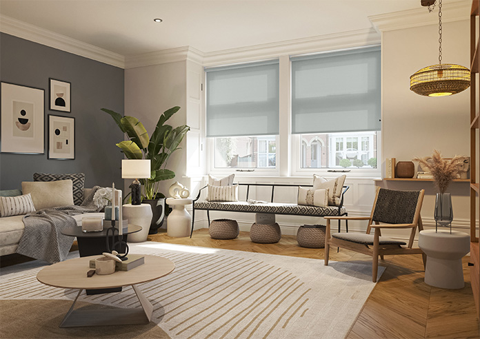 Roma (FR), Light Grey - Twist&Fit Roller Blind - Image 7